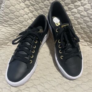 Keds Women's Black and Gold Sneakers